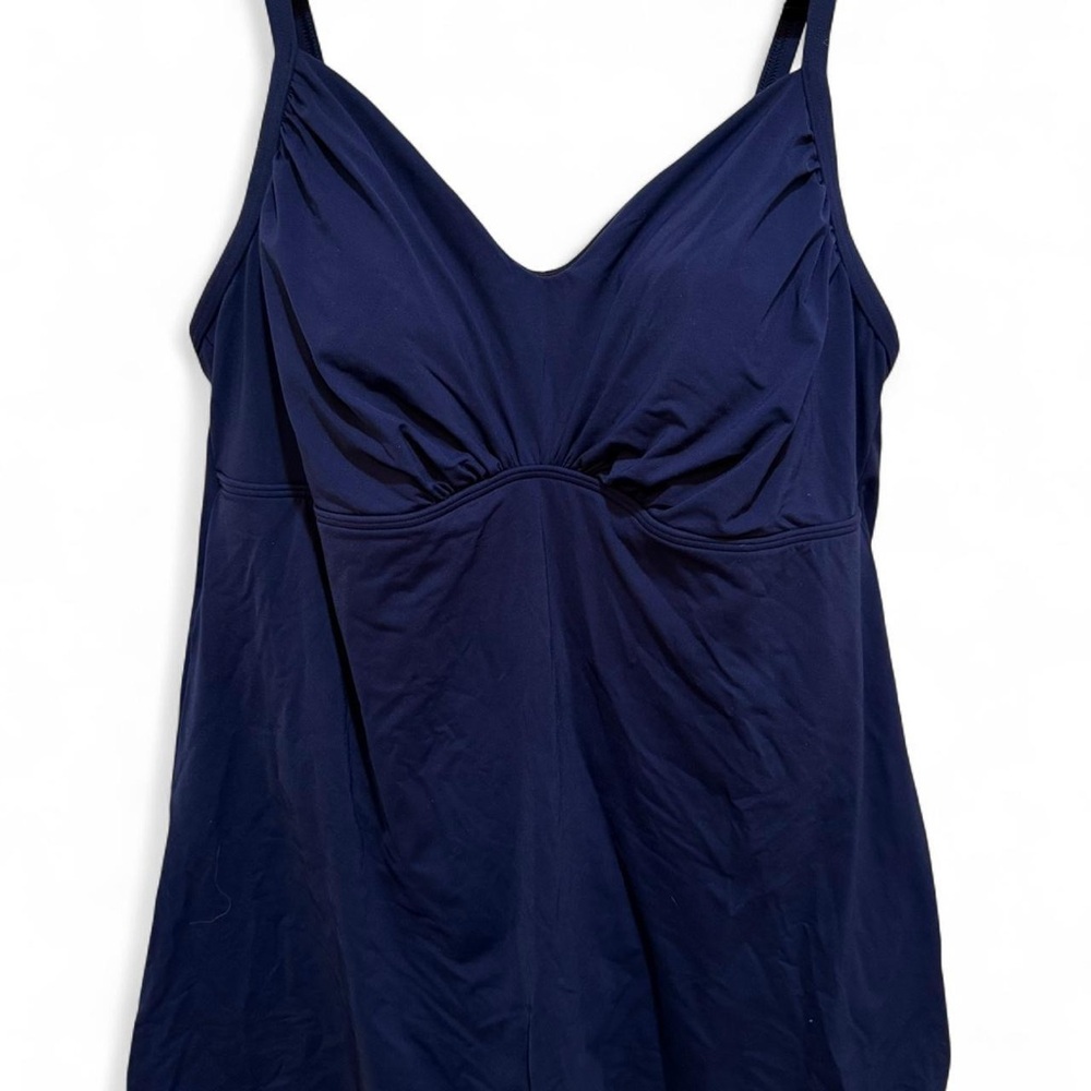 Lands' End Navy One-Piece Swimdress